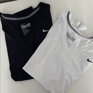2 dri-fit nike shirts